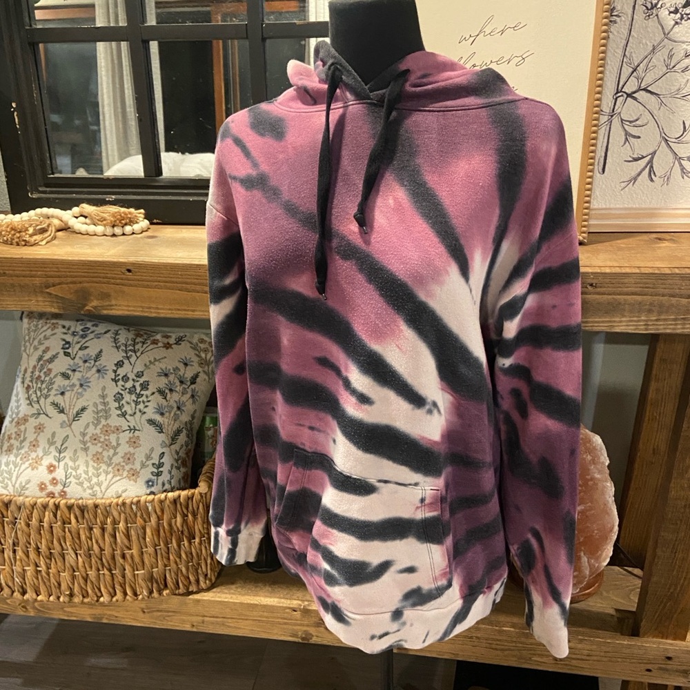 Victorias Secret Pink Hoodie Tie Dye Oversized Hoodie Medium